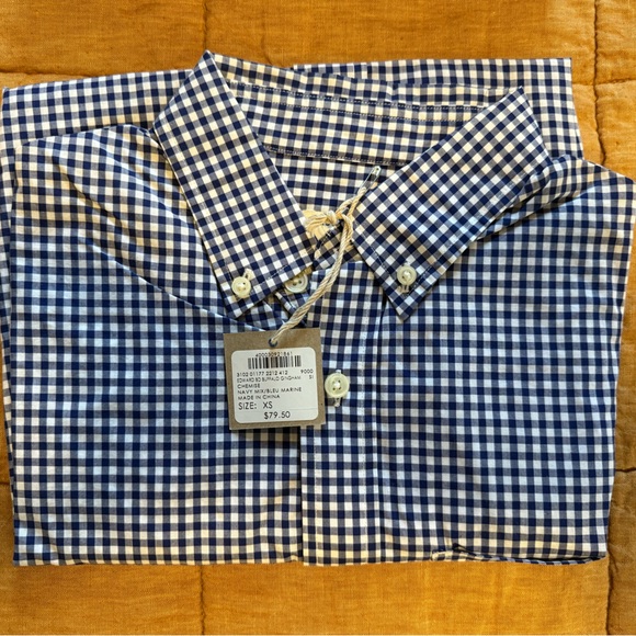 4 Blue Club Monaco Button Down Dress Shirts - Picture 3 of 6